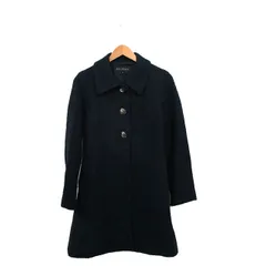 コフィ コレクト KOFI COLLECT ステンカラー コート ロング ウール混 シンプル S ネイビー 紺 /KT3