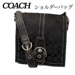 COACH コーチ シグネチャー ショルダーバッグ 黒 3574 - メルカリ