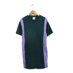 エックスガール x-girl Tシャツ ワンピース ミニ 半袖 刺繍 ロゴ コットン 1 グリーン 緑 /KT15