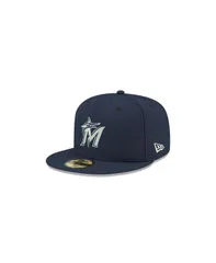 ニューエラ メンズ アクセサリー 帽子 キャップ New Era Miami Marlins ReDub 59FIFTY Fitted Cap Navy ネイビー
