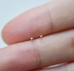 ラスト2点　極小　シルバー　ピアス