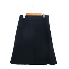 クミキョク 組曲 KUMIKYOKU フレア スカート ロング シンプル 3 ネイビー 紺 /KT29