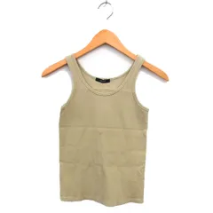 ジャーナルスタンダード JOURNAL STANDARD リブ タンクトップ ストレッチ コットン 綿 ベージュ /NT16