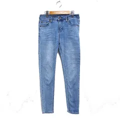 アンティカ antiqua デニム ジーンズ スキニー スリム パンツ S ブルー 青 /FT47