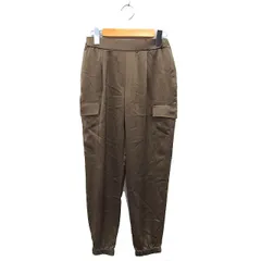 プラステ PLST カーゴパンツ イージーパンツ テーパード タック S カーキ /NT23