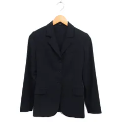 セオリー Theory テーラード ジャケット 総裏地 ウール シングル アウター 無地 0 黒 ブラック /NT23