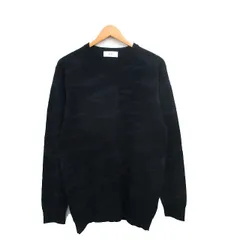 アズールバイマウジー AZUL by moussy ニット セーター 長袖 迷彩柄 L ネイビー 紺 /KT33