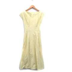 フレイアイディー FRAY I.D ワンピース 半袖 ロング Vネック シンプル 0 イエロー 黄 /KT16