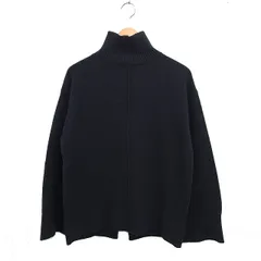 ミラオーウェン Mila Owen カシミヤ混 ニット セーター 長袖 ハイネック 無地 ウール 0 チャコールグレー /FT20