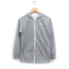 アディダス adidas 国内正規品 スウェット ロング パーカー W ADIDASBLOOM S グレー 灰 /FT11