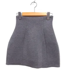 スナイデル SNIDEL スカショーパン ショートパンツ バックジップ フレア 0 グレー /NT22