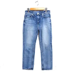 アッパーハイツ upper hights デニム ジーンズ テーパード 色あせ加工 22 ライトブルー 青 /FT44