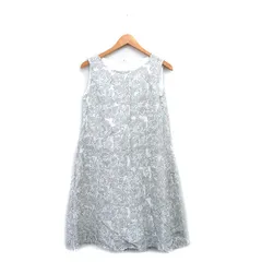 ソーノ SONO Aライン ワンピース ノースリーブ ロング ボーダー 1 ホワイト 白 /KT3