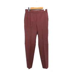 セオリーリュクス theory luxe スラックス パンツ センタープレス ウール シンプル 40 ブラウン 茶 /KT18