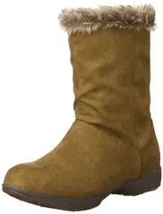 新品 [ビュース] ブーツ BT-208 レディース ダークベージュ L(24.5~25.0 cm) 3E