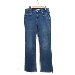 ザラ ZARA デニム ジーンズ ブーツカット ストレッチ 38 ブルー 青 /FT32