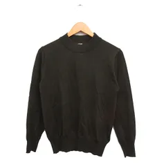アーバンリサーチ ドアーズ URBAN RESEARCH DOORS ウール ニット セーター 長袖 無地 ハイゲージ One ディープグリーン 深緑 /FT14
