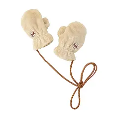 新品 [ミキハウス] ミトン 手袋 ベビー手袋 紐付き 無地 日本製 男の子 女の子 ベビー キッズ 赤ちゃん ベビー服 子供服 43-7601-494 フリー(0-2歳) ベージュ