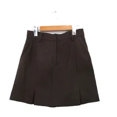 スナイデル SNIDEL スカートパンツ スカパン ミニ シンプル 0 ブラウン 茶 /KT3