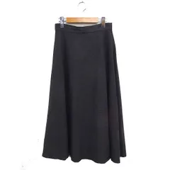アーバンリサーチ ドアーズ URBAN RESEARCH DOORS フレアスカート ロング丈 無地 One チャコールグレー /FT8