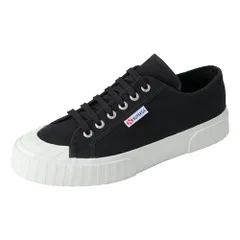 新品 [スペルガ] 厚底スニーカー 2630 STRIPE ブラック/ホワイト 25.5 cm