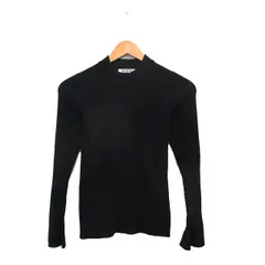 ザラ ZARA ニット セーター 長袖 シンプル M ブラック 黒 /KT12