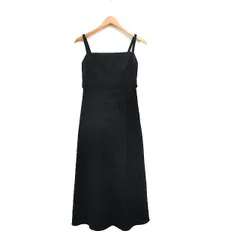 ミラオーウェン Mila Owen ワンピース ノースリーブ ロング シンプル 0 ブラック 黒 /KT18