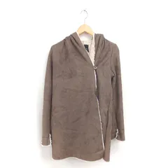 ロッソ ROSSO アーバンリサーチ フェイクムートン コート アウター ミドル エコファー 裏地ファー FREE ベージュ 茶 /TT