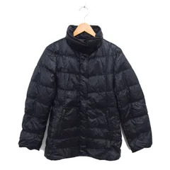 ケーティー キヨコ タカセ  K.T KIYOKO TAKASE ダウン ジャケット アウター スナップボタン ジップアップ 9 黒 ブラック /NT4