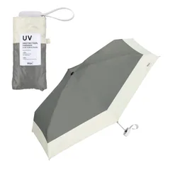 【2025】Wpc. 日傘 遮光切り継ぎタイニー (限定色) グレー ≪遮光率100%/UVカット率100%/・UPF50＋/遮熱/晴雨兼用≫ 折りたたみ傘 軽量 おしゃれ 可愛い 女性 レディース 小さい コンパクト 801-16702-1 4173c0b5