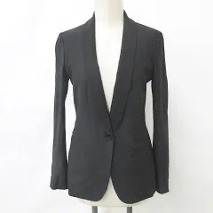 アイシービー iCB ジャケット ヘチマカラー 背裏 ウール ブラック 黒 7