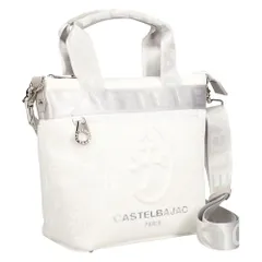 新品 カステルバジャック ウェット ショルダーバッグ兼用 ミニトートバッグ No.60561 シロ