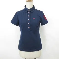 キャロウェイ CALLAWAY ゴルフ スポーツウエア ポロシャツ 半袖 紺 赤 オレンジ ネイビー レッド M