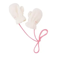 新品 [ミキハウス] ミトン 手袋 ベビー手袋 紐付き 無地 日本製 男の子 女の子 ベビー キッズ 赤ちゃん ベビー服 子供服 43-7601-494 フリー(0-2歳) 白