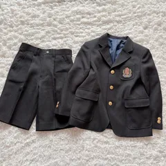 120センチ　スーツ　セットアップ　卒業式　卒園式　入学式　冠婚葬祭　ブラック　ジャケット　パンツ