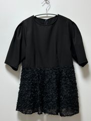 ノーリーズ sophi 裾フラワー チュニック プルオーバー 38 ☆新品タグ 