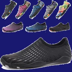 ウォーターシューズ 水陸両用 マリンシューズ アクアシューズ シュノーケリング ビーチシューズ 軽量 [SIXSPACE] 通気 ヨガ サーフィン 男女兼用