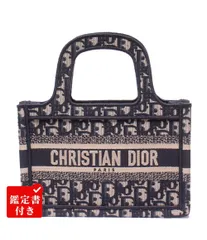 美品 クリスチャンディオール ハンドバッグ トロッター オブリーク ブックトート ミニ レディース Christian Dior