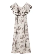 新品 [スナイデル] ラッフルカラープリントワンピ SWFO244093 レディース IVR 00