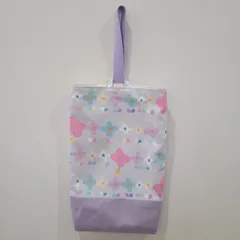 ハンドメイド　シューズケース　シューズバッグ　入園準備　入学準備