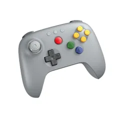 新品 8BitDo 64 Bluetooth Controller for Analogue 3D Switch Switch 2 Windows and Android (Grey)のサムネイル