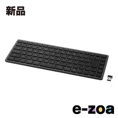 ELECOM  エレコム Precisionist mini USB無線/BT薄型ミニキーボード ブラック TK-PN1075MPBK (2658192)