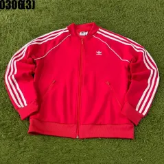アディダス 赤 3本線 トラック ジャケットL 0306