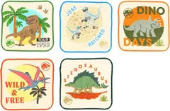 丸眞 ミニタオル　ハンカチ 5枚組　ジュラシック・ワールド「スモールダイナソー」　保育園 幼稚園 入園 入学 園児 タオル ミニタオル ハンカチ お得 セット 柄違い 5枚組 組 タオルハンカチ ハンドタオル