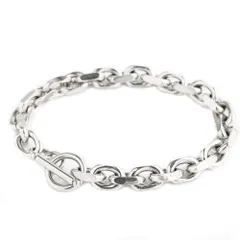 [Bel cuore] ブレスレット ステンレス メンズ チェーン マンテル アクセサリー ブレスレッド 腕輪 ギフトボックス入り シンプル おしゃれ (シルバー) [シルバー]