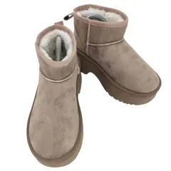 グレイル GRL ムートン厚底ショートブーツ レディース JPN：22.5 