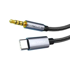 【特価セール】(USB-C to uc125 4極 4極 DAC スマホケーブル 3.5mm HIFI ジャック aux ケーブル オーディオ CITA 0.5m) TRRS Type-C FORCE MSL 日本の中小企業