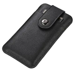 【在庫処分】スマホ収納ポーチ ベルト 薄型YODIMDA 携帯ベルトホルダー腰収納保護袋 対応14 Pro Max 16 pro max用の 携帯ポーチ 腰