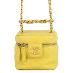 シャネル チェーンショルダーバッグ ココマーク マトラッセ バニティ ラムスキン AS3228 CHANEL CHANEL（シャネル） 【新品同様】シャネル マトラッセ ココボール ミニ