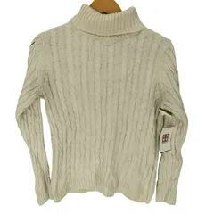 エルエルビーン L.L.Bean ケーブル編み タートルネック コットンニット セーター レディース import：M 